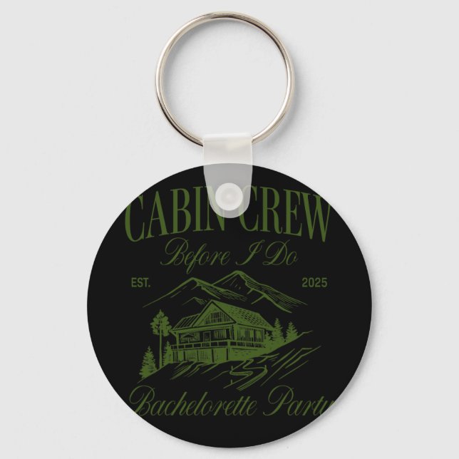 Cabin Crew Innan jag gör möhippa läger Bac Nyckelring (Framsida)