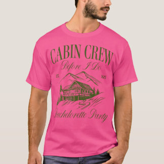Cabin Crew Innan Jag Gör Sjungar Bröllopsfest Camp T Shirt