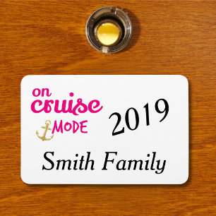 Cabin Door Monogram Magnet