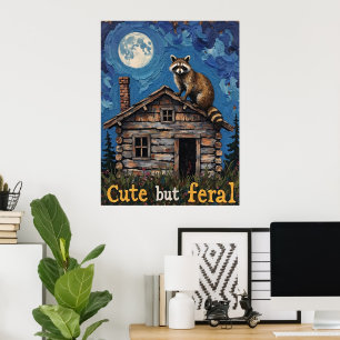 Cabin Dweller: A Raccoons nattperch Poster