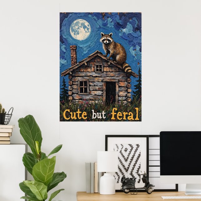 Cabin Dweller: A Raccoons nattperch Poster (Hemmakontoret)