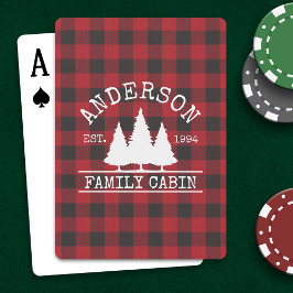 Cabin Family Namn Red Buffalo Play Casinokort