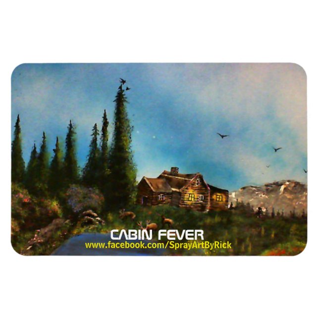 Cabin Fever Magnet (Horisontell)