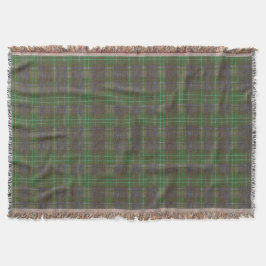 Cabin Forest Green Tartan Filt