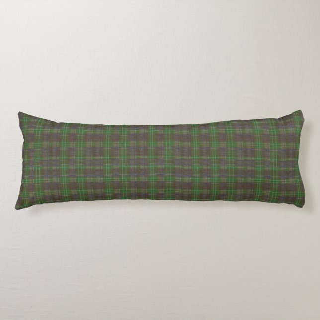 Cabin Forest Green Tartan Kroppskudde (Framsidan)