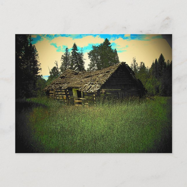 Cabin i Fält av djoneill Vykort (Framsida)