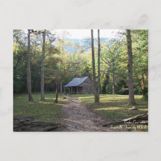 Cabin in in the Smoky Mountains, Tennessee Vykort