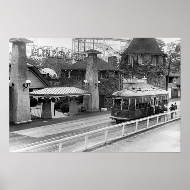 Cabin John Streetcar, 1930-talet Poster (Framsidan)