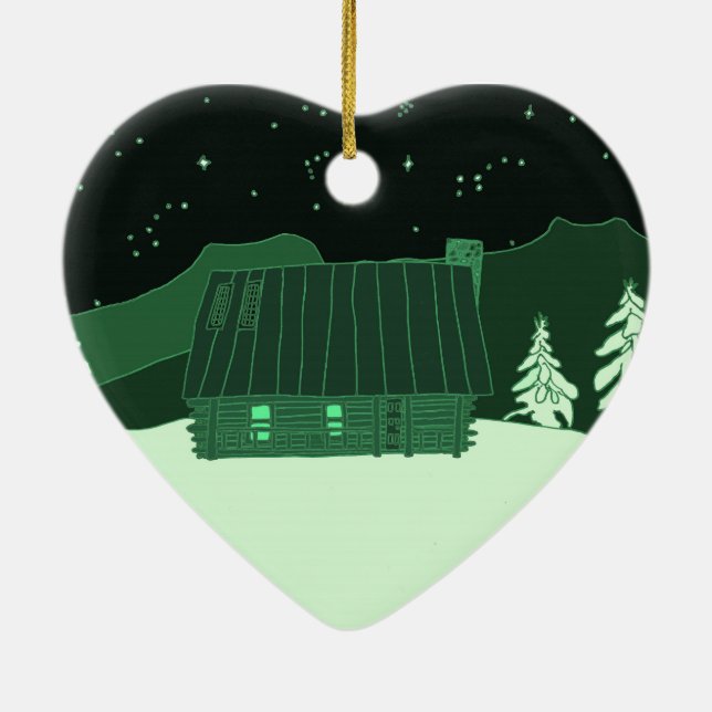 Cabin Kärlek ornament (Baksidan)