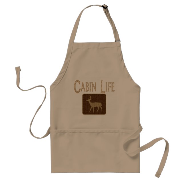 Cabin Life Apron Förkläde (Framsidan)