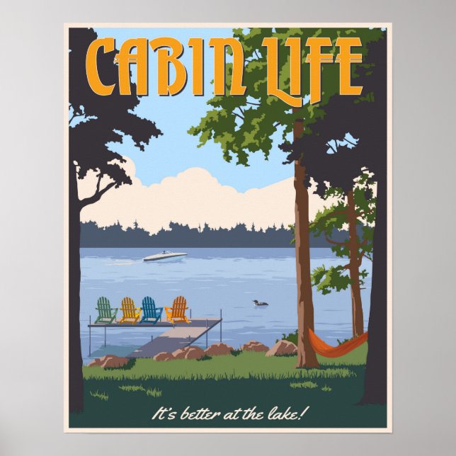 Cabin Life Poster (Framsidan)