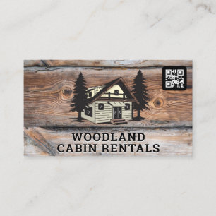 Cabin Real Gods QR-kodAffärskort Visitkort