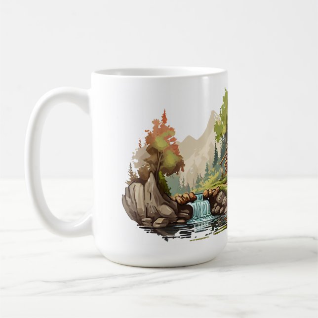 Cabin Series 15 oz Classic Mugg (Vänster)