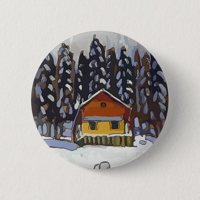 Cabin Snö Knapp (Framsida)