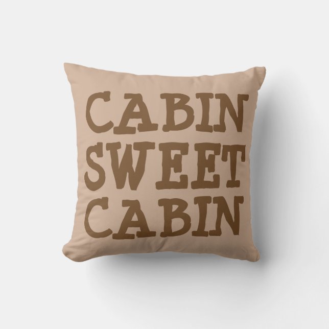 Cabin Sweet Cabin Pillows Kudde (Framsida)