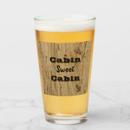 Cabin Sweet Cabin Woodgrain Photo Rustic Nature Glaskopp