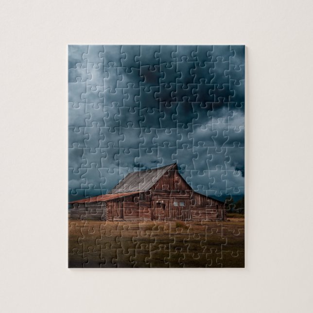 CABIN thunderstorm HIMMEL JIGSAW PUZZLE Pussel (Vertikal)