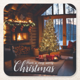 Cabin Underläggs | Scen 2 Underlägg Papper Kvadrat