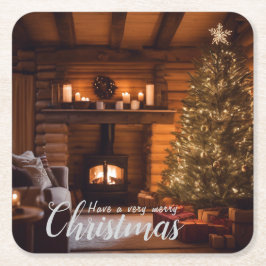 Cabin Underläggs | Scene Nine Underlägg Papper Kvadrat