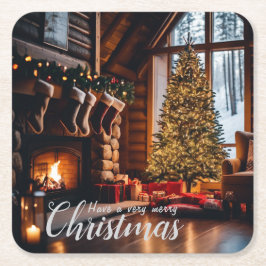 Cabin Underläggs | Scene One Underlägg Papper Kvadrat