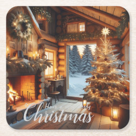 Cabin Underläggs | Scene sex Underlägg Papper Kvadrat