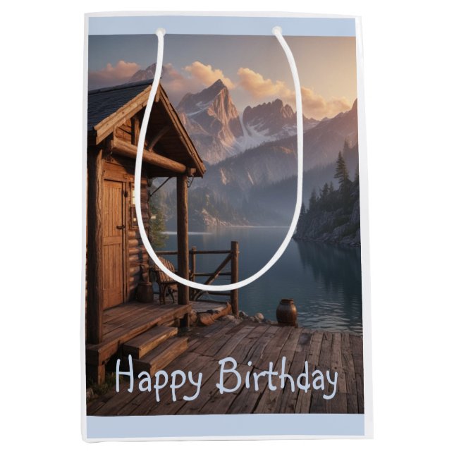 Cabin vid Sjö (Framsidan)