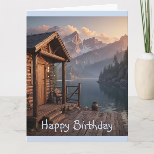 Cabin vid Sjö Kort (Framsida)