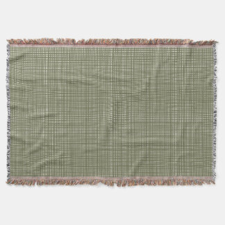 Cabincore Ostadig Gingham Julgrön Filt