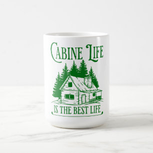 CABINE LIVE ÄR DET BÄSTA LIVET KAFFEMUGG