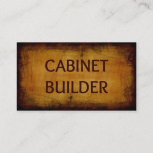 Cabinet Builder-Affärskort Visitkort