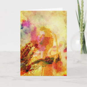 Cabinetcard Dam Digital Art Kort