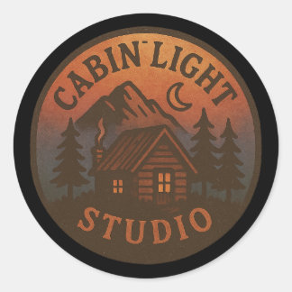 CabinLight Studio Rund Klistermärke