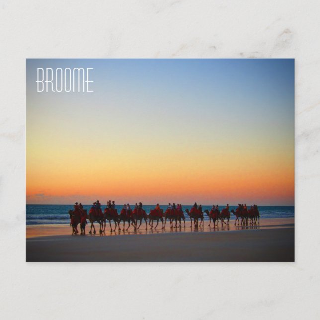 cable beach broome vykort (Framsida)
