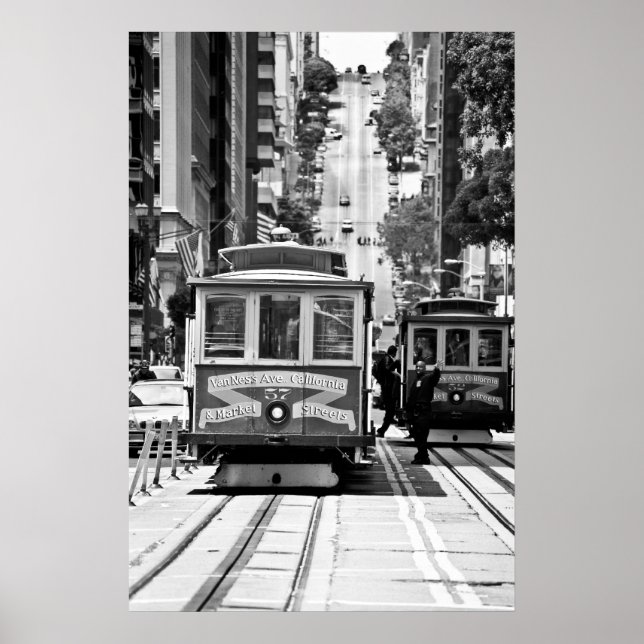 CABLE CAR IN SAN FRANCISCO POSTER (Framsidan)