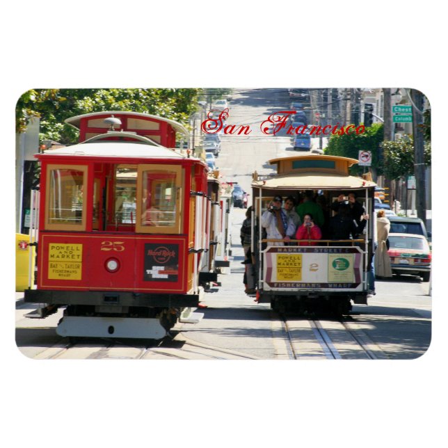 Cable Car of San Francisco magnet (Horisontell)