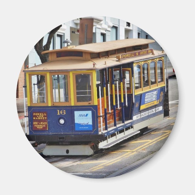 Cable Cars in San Francisco Magnet (Framsidan)