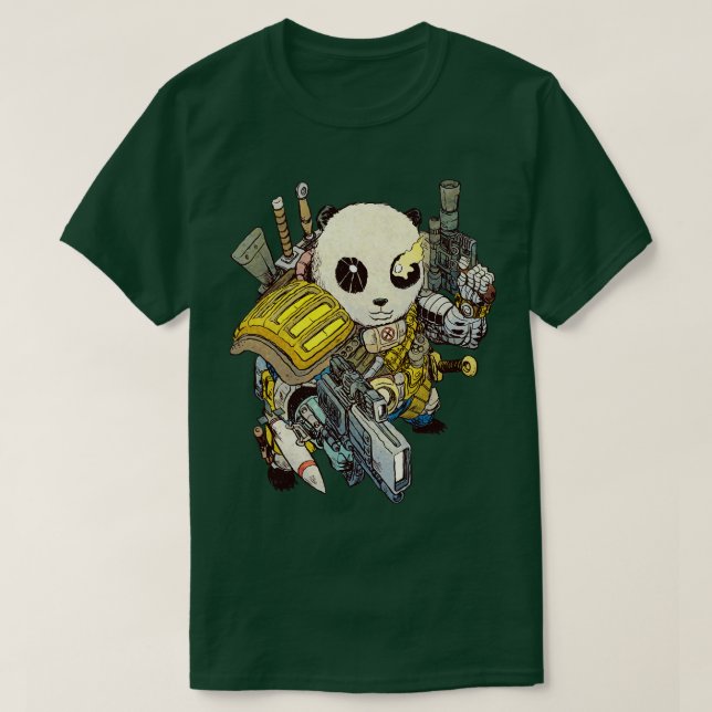 Cable Panda T Shirt (Design framsida)