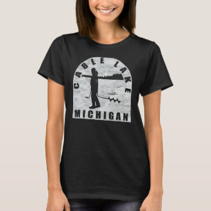 Cable Sjö Ice Fishing Michigan T Shirt