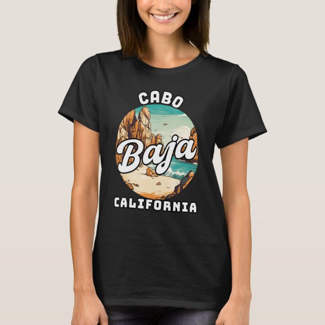 Cabo Baja California Souvenirs T Shirt (Framsida)
