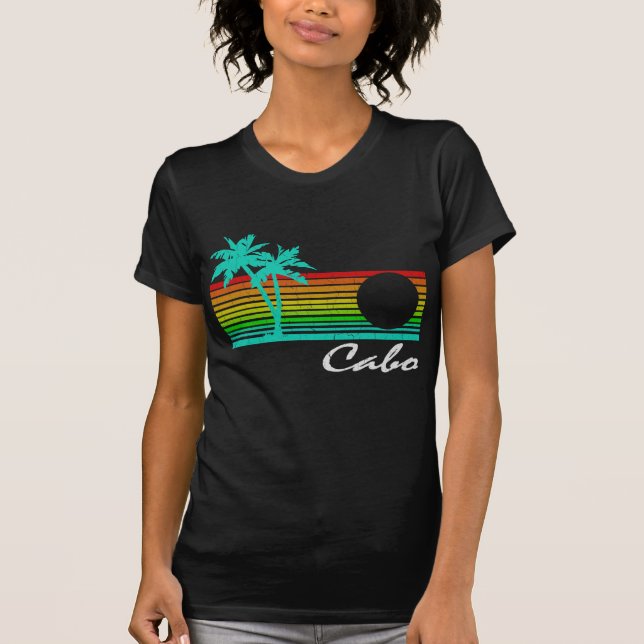 Cabo (bedrövade) San Lucas, Tee Shirt (Framsida)