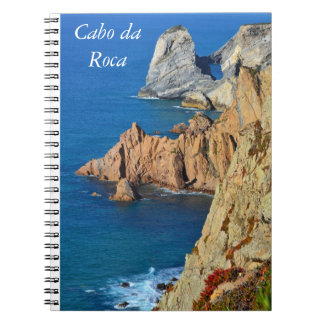 Cabo da Roca Portugal Scenia Spiral Anteckningsbok Med Spiral