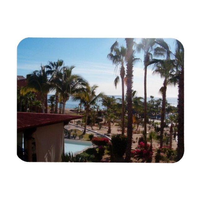 Cabo Hotel-rumsvy Magnet (Horisontell)