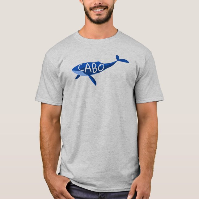 Cabo Mexiko Whale T Shirt (Framsida)