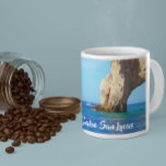 Cabo San Lucas, Arch Mexico Beach Kaffemugg<br><div class="desc">Den här designen har skapats genom digital grafik. Det kan vara personlig i området att tillhandahålla eller anpassa genom att klicka för att anpassa ytterligare alternativ och ändra namn, initialer eller ord. Du kan också ändra texten färg och stil eller ta bort texten för en bilddesign. Kontakta mig på colorflowcreations@gmail.com...</div>