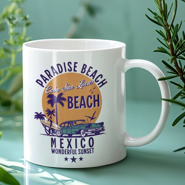 Cabo San Lucas Beach Mexico | Mexican Paradise Kaffemugg (Skapare uppladdad)