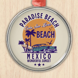 Cabo San Lucas Beach Mexico | Tropical Beach Julgransprydnad Metall