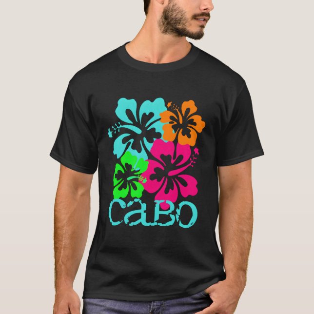 Cabo San Lucas Beach Tropical T Shirt (Framsida)