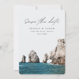 Cabo San Lucas Bröllop Mexiko Spara datum Inbjudningar