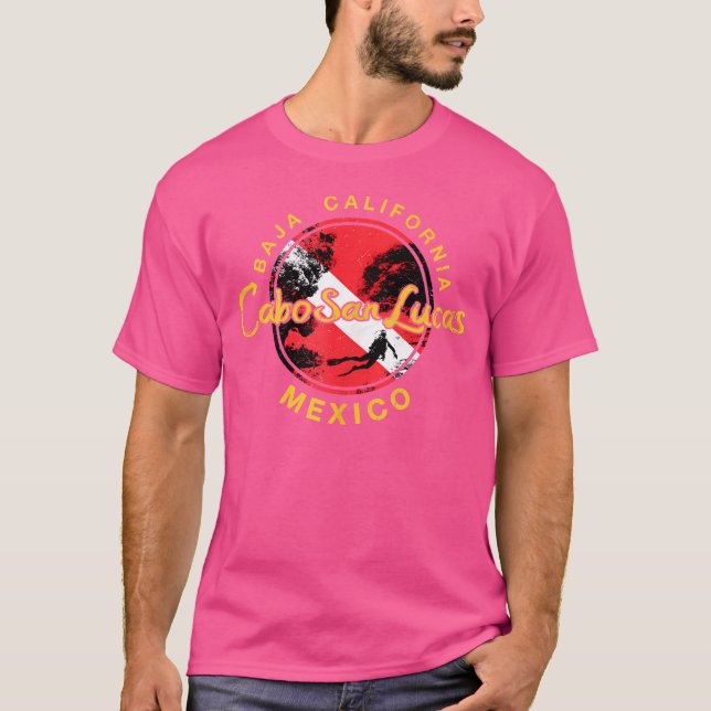 Cabo San Lucas Diving Mexico Dive T Shirt (Framsida)
