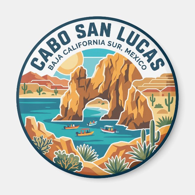 Cabo San Lucas El Arco Mexiko Magnet (Framsidan)